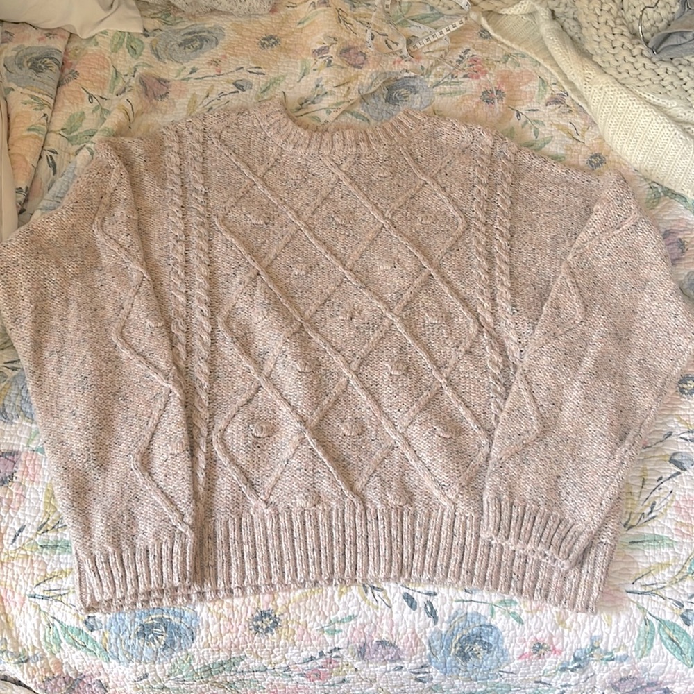 Time and Tru Cable Knit Sweater